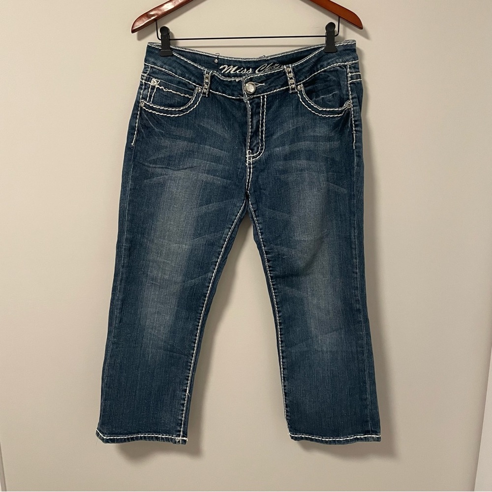 Miss Chic Denim Capri